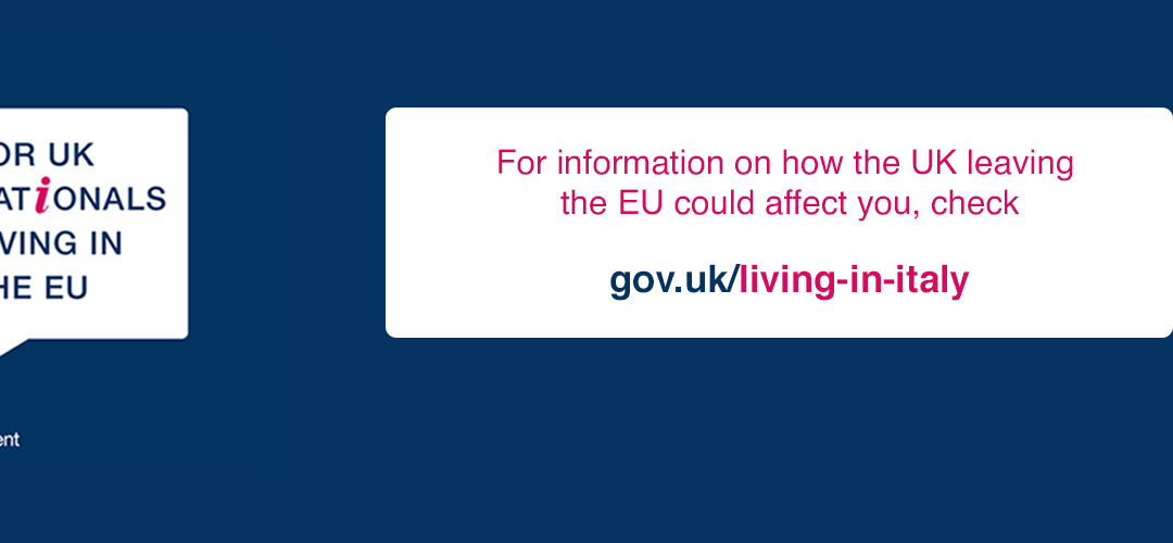 Official information for UK nationals living in Italy