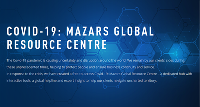 Covid-19: Mazars Global Resource Centre