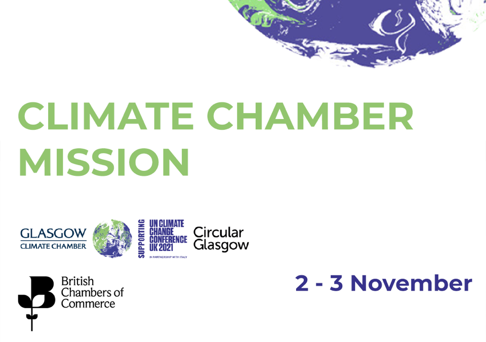 Climate Chamber Mission at Glasgow COP 26 Conference | 2nd-3rd November 2021