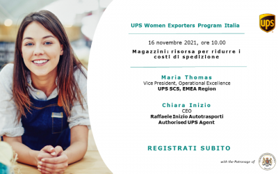 UPS Women Exporters Program Italia – Webinar 16/10/21 10:00
