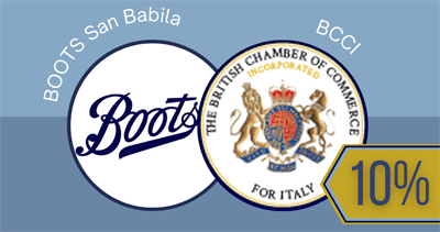BCCI Members to receive discounts from convention with BOOTS San Babila