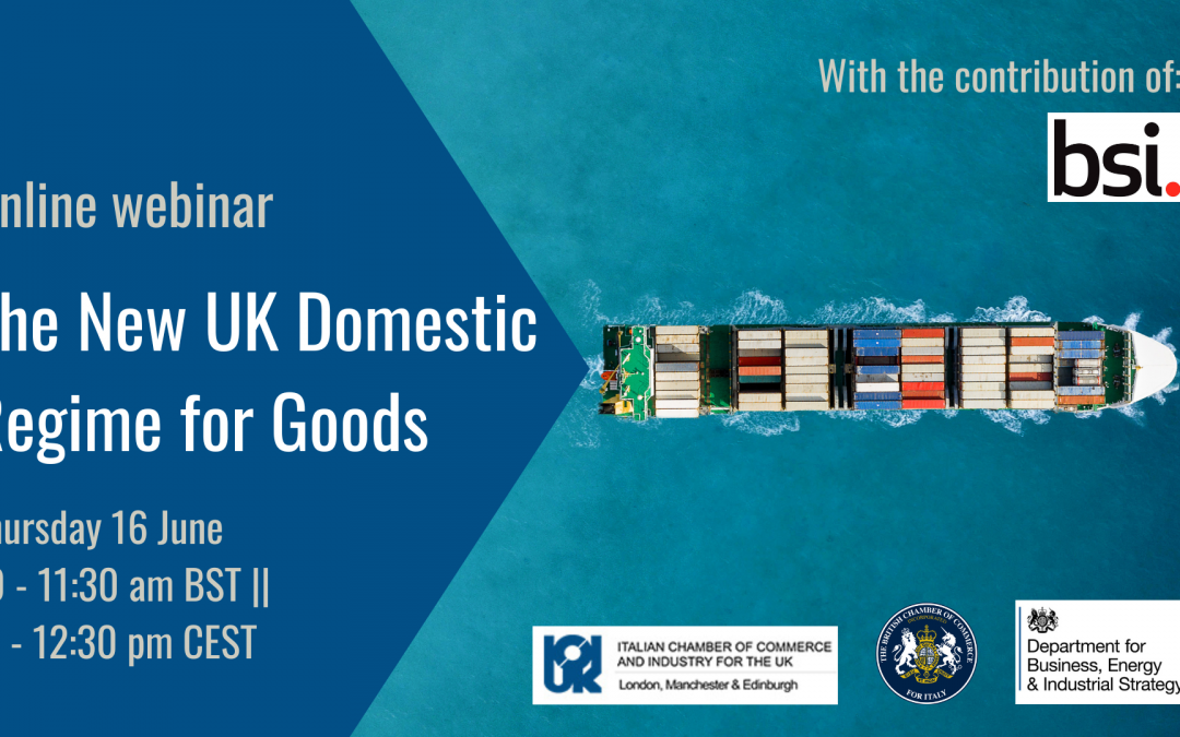 Recording available | THE NEW UK DOMESTIC REGIME FOR GOODS
