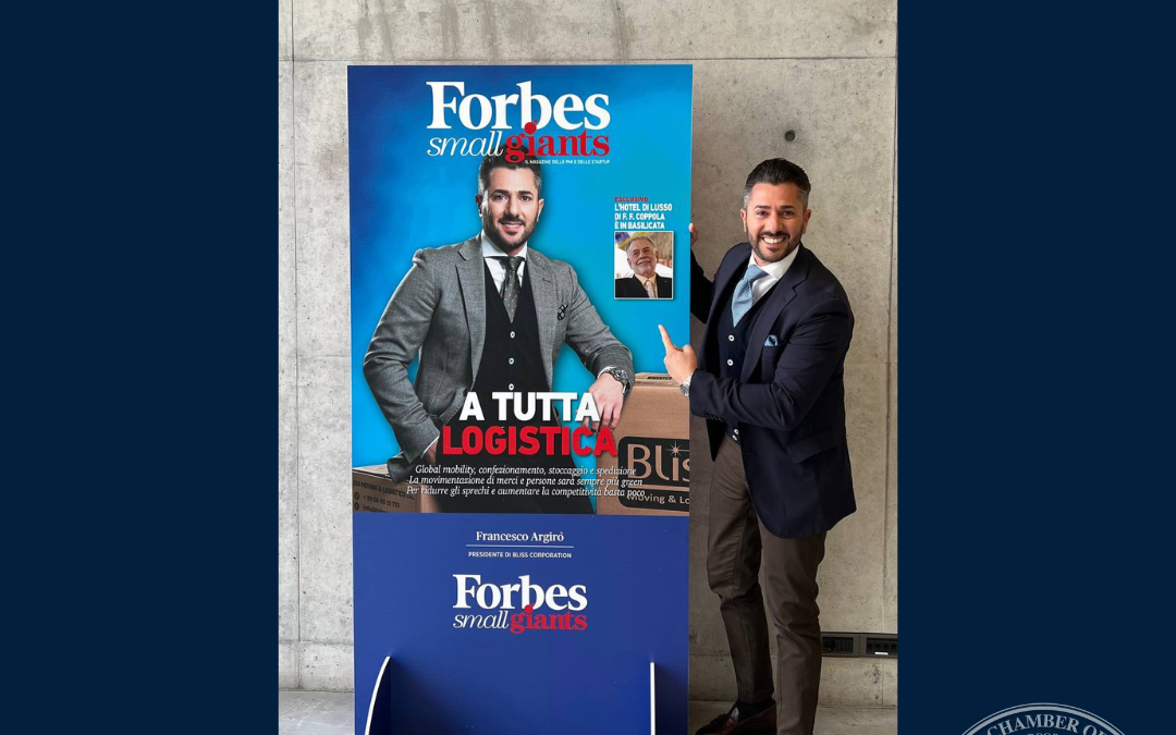 Francesco Argirò is key protagonist of the April issue of FORBES SMALL GIANTS