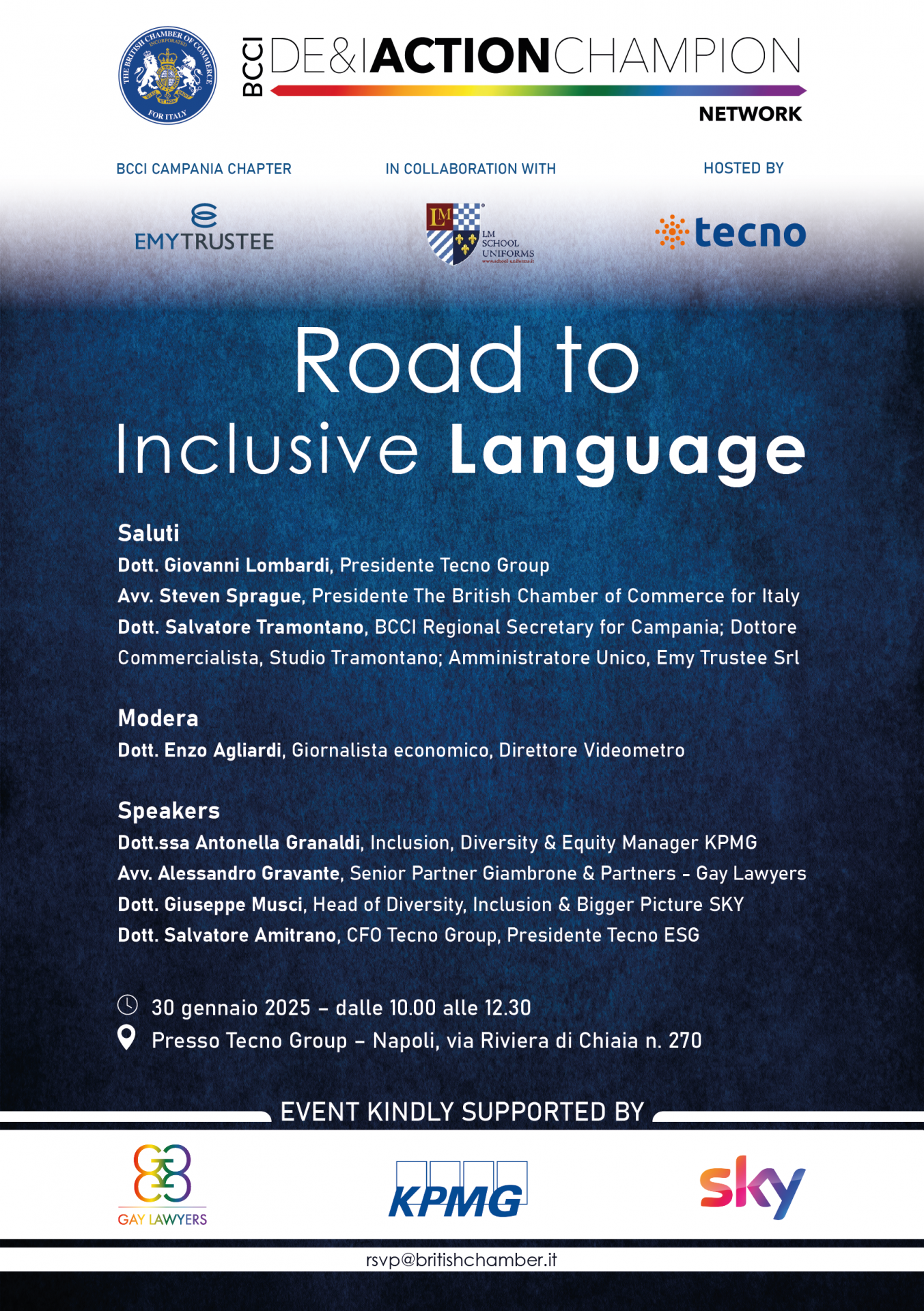 Napoli Language DE&I Road to inclusive Language #1 | Napoli | The British Chamber of ...