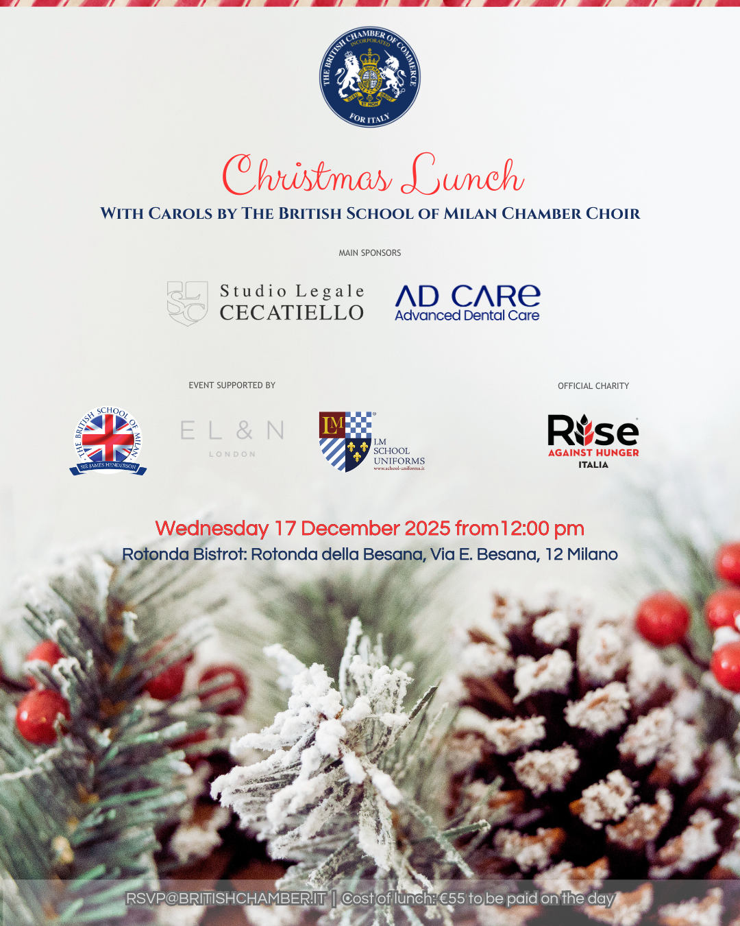 BCCI Christmas Lunch 17 Dec 2025