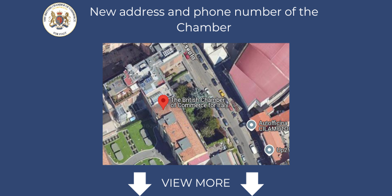 New address and phone number of the Chamber