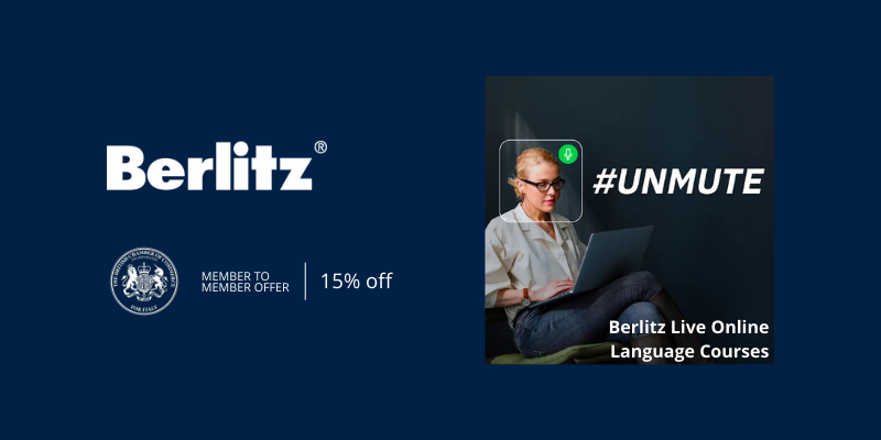 Berlitz Live Online Language Courses | 15% off for BCCI Members