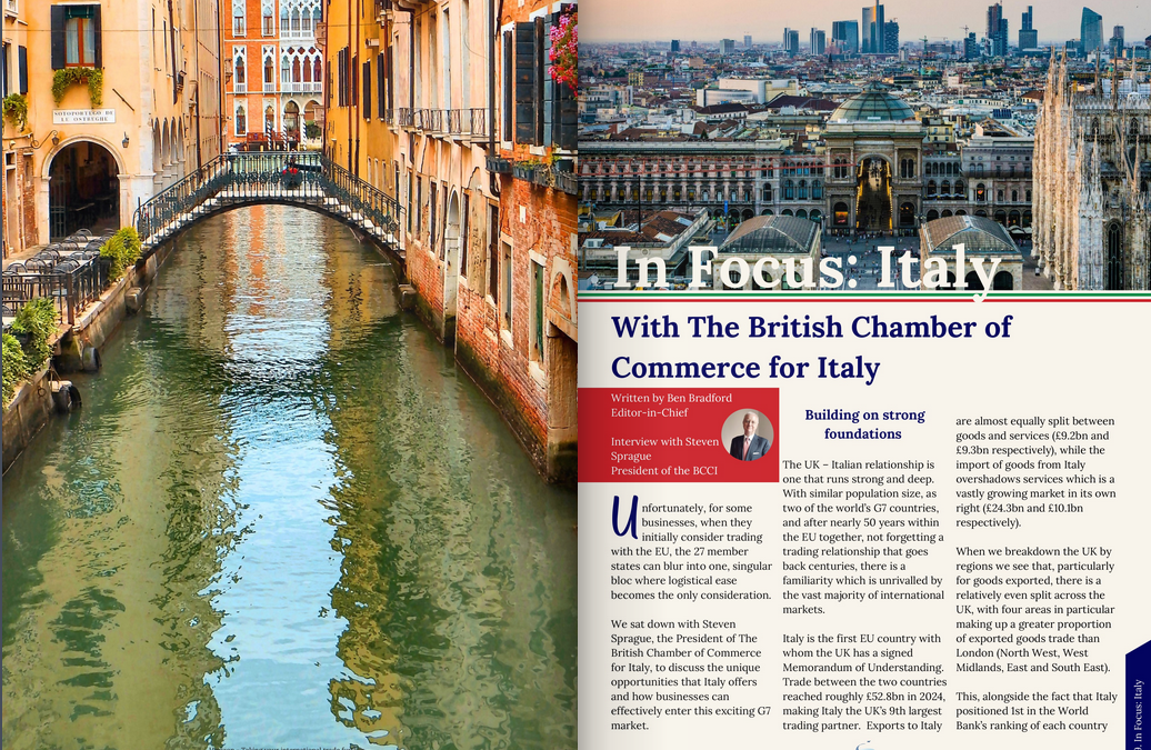 BCCI President, Steven Sprague in conversation with Horizon Magazine UK