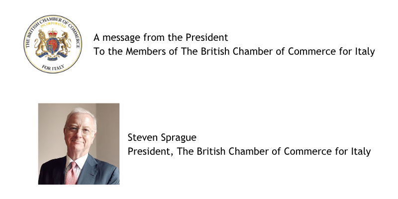 Message from BCCI President, Steven Sprague 23.06.2025