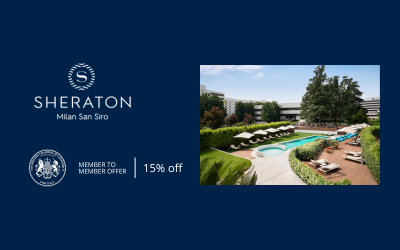 Sheraton Milan San Siro Hotel | 15% off for BCCI Members