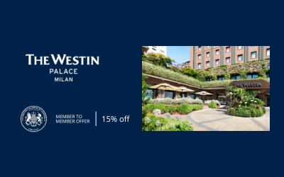 The Westin Palace Milan | 15% off for BCCI Members