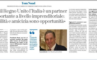 Bresciaoggi | Italia-Regno Unito, un’alleanza che riparte: la visione del presidente Noad