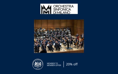 Orchestra Sinfonica di Milano | 20% off for BCCI Members