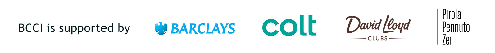 BCCI is supported by Barclays and Pirola Pennuto Zei & Associati