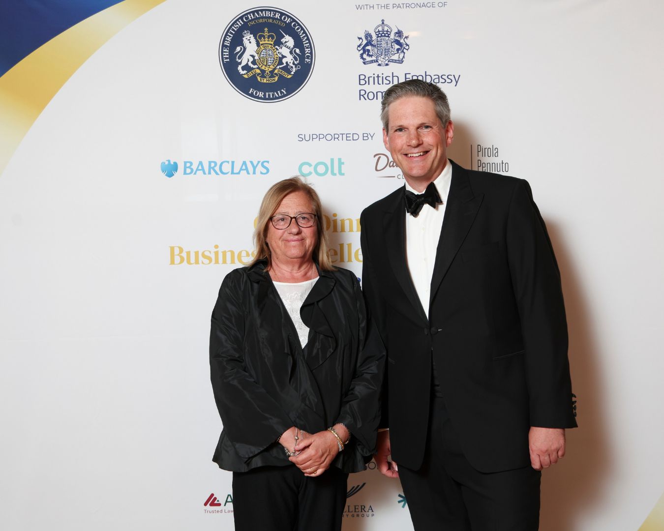 Paola Frassinetti Sottosegretario al Ministero dell'Istruzione e del Merito and the President of the Chamber Tom Noad